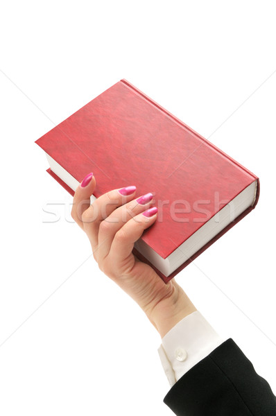 book in hand Stock photo © Serg64