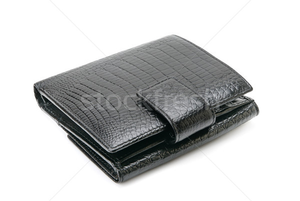 Leather purse isolated on white Stock photo © serg64