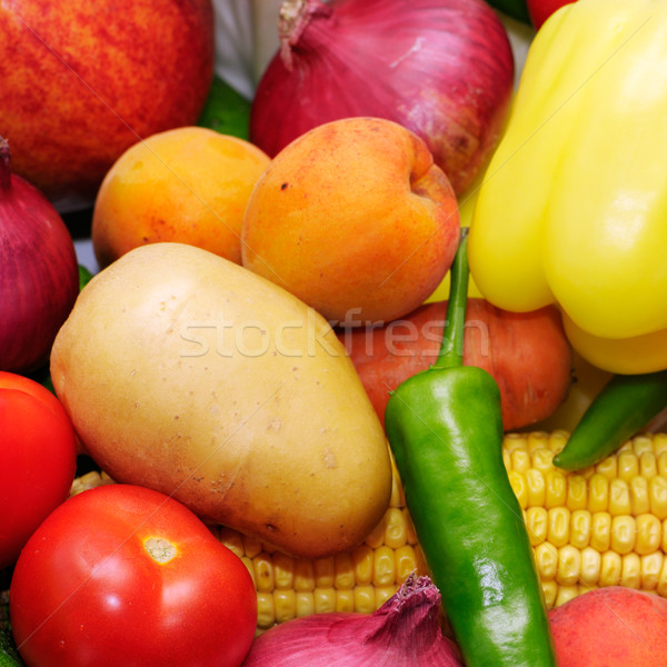 collection fruits and vegetables Stock photo © Serg64