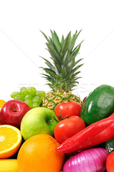 Stock photo: fruits and vegetables