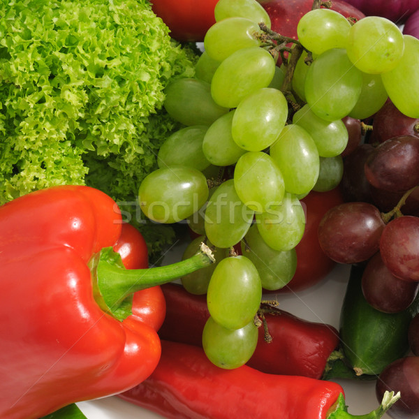 Stock photo: fruits and vegetables