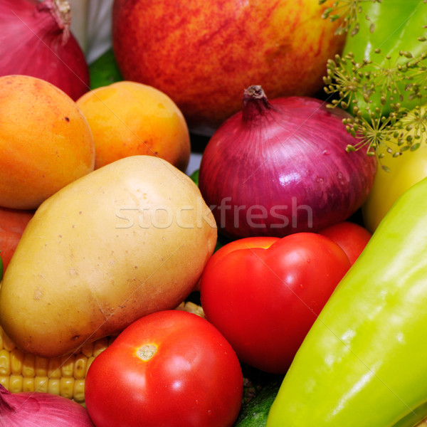 collection fruits and vegetables Stock photo © Serg64