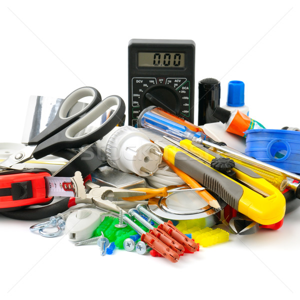 collection tools isolated on white background Stock photo © Serg64