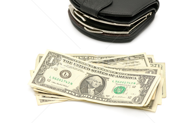 Money and a purse Stock photo © Serg64