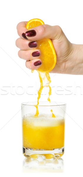 compressed orange Stock photo © Serg64