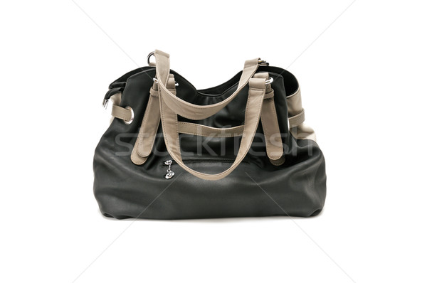 [[stock_photo]]: Dames · sac · à · main · isolé · blanche · femmes · mode