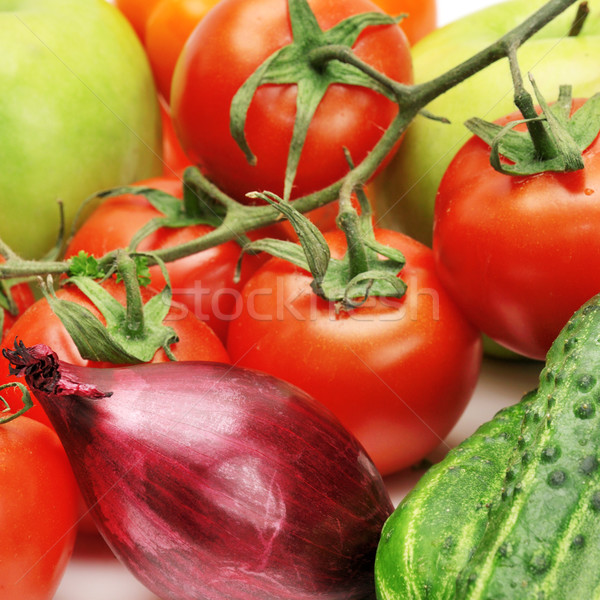 水果 蔬菜 孤立 白 水果 綠色 商業照片 © Serg64