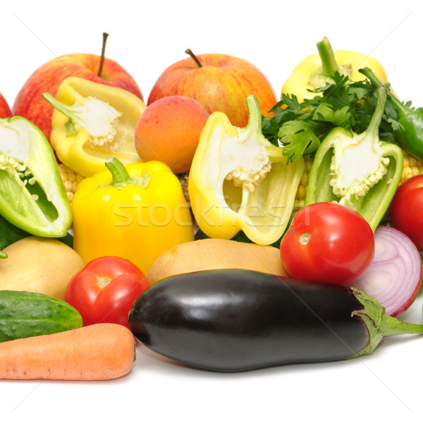 Stock photo: vegetables and fruits