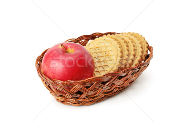 apples and biscuit Stock photo © Serg64