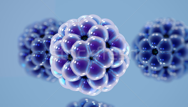 Atomic structure of fullerene molecule Stock photo © serge001