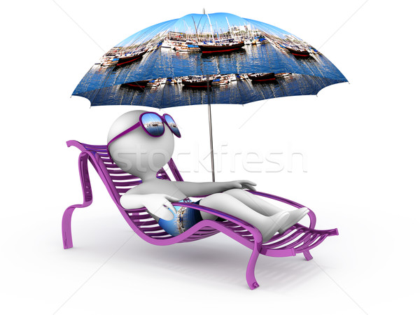 Summer vacation: sea yachts and sailing Stock photo © serge001