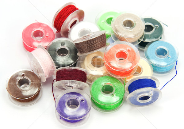 Spools of color thread Stock photo © serpla