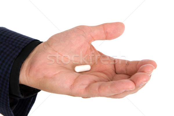 Holding Pill Capsule Stock photo © sframe