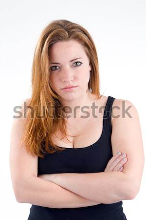 Femme mauvais attitude poupe désagréable [[stock_photo]] © sframe