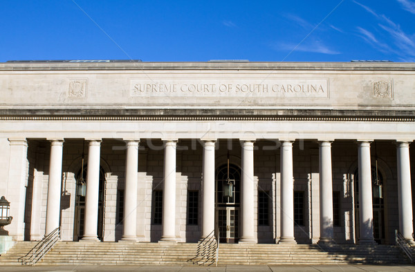 Gericht South Carolina Gebäude Recht Gerechtigkeit america Stock foto © sframe