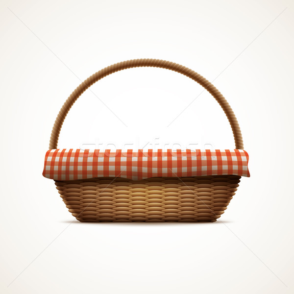 Stock photo: Wicker basket
