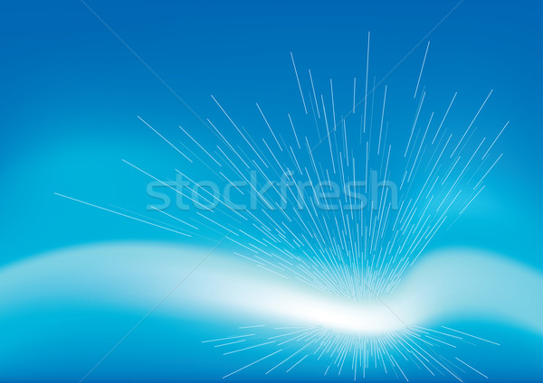 Big bang résumé design bleu sunrise vitesse Photo stock © sgursozlu