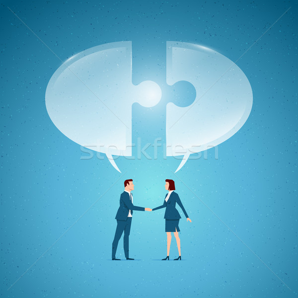 Business concept vector illustration Stock photo © sgursozlu