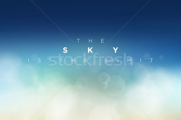égbolt korlát tipográfiai terv vektor tiszta Stock fotó © sgursozlu