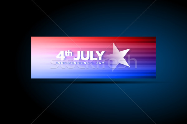 Fourth of July Banner Stock photo © sgursozlu