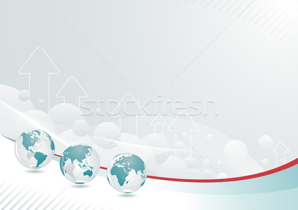 Földgömb absztrakt terv rétegek vektor akta Stock fotó © sgursozlu
