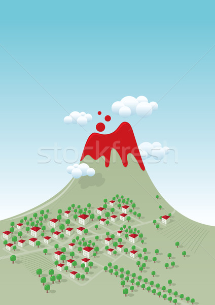volcano. Stock photo © sgursozlu