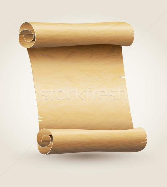 Scrolled old paper Stock photo © sgursozlu