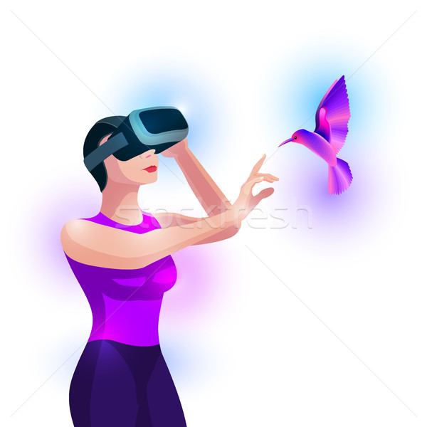 Virtual Reality Experience Stock photo © sgursozlu
