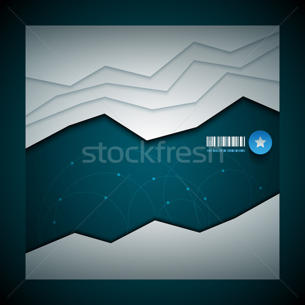 Stockfoto: Abstract · business · vector · ontwerp · vierkante · golf