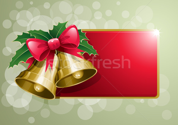 Christmas bells banner Stock photo © sgursozlu