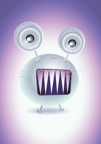 Horror vector karakter ontwerp kunst leuk Stockfoto © sgursozlu