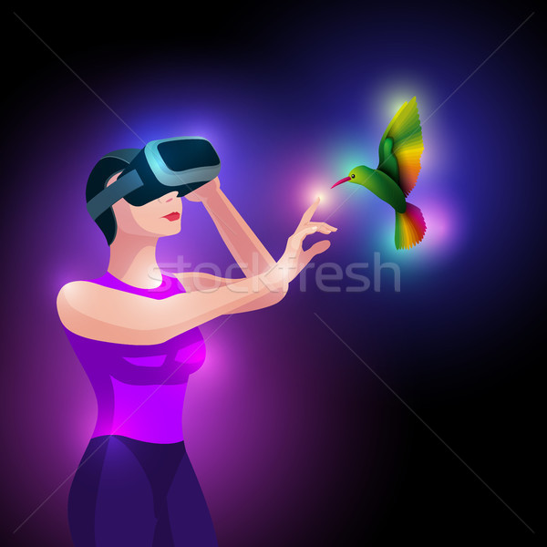 Virtual Reality Experience Stock photo © sgursozlu