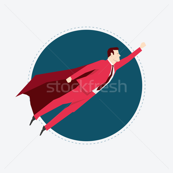 Businessman Flying Stock photo © sgursozlu