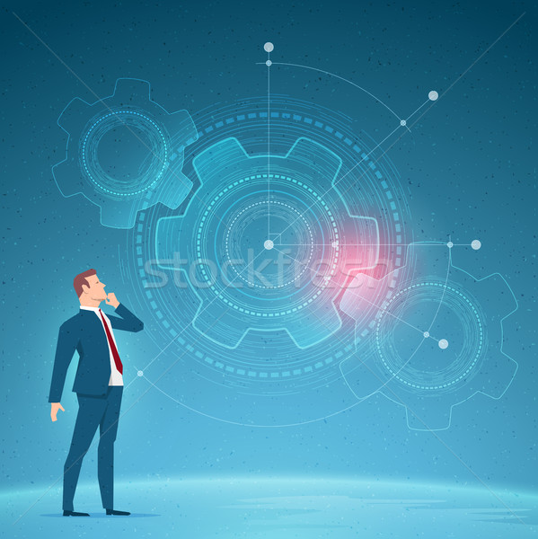 Business concept vector illustration Stock photo © sgursozlu