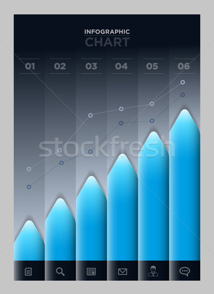 Infographic Chart Stock photo © sgursozlu