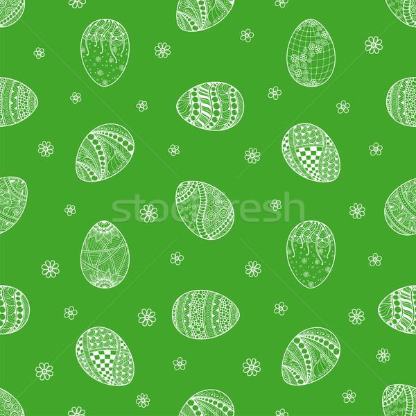Easter eggs seamless pattern Stock photo © shai_halud