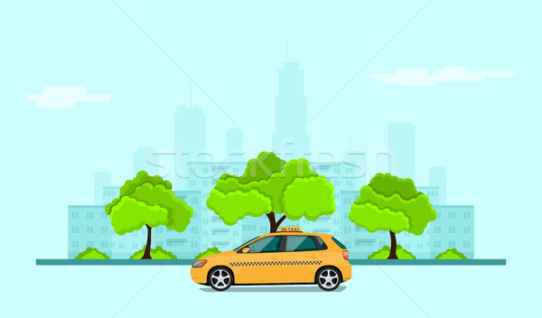 taxi service concept Stock photo © shai_halud