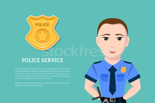 Police service concept Stock photo © shai_halud