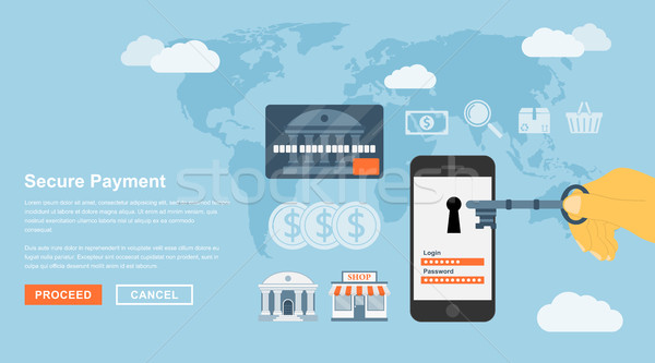 secure payment Stock photo © shai_halud