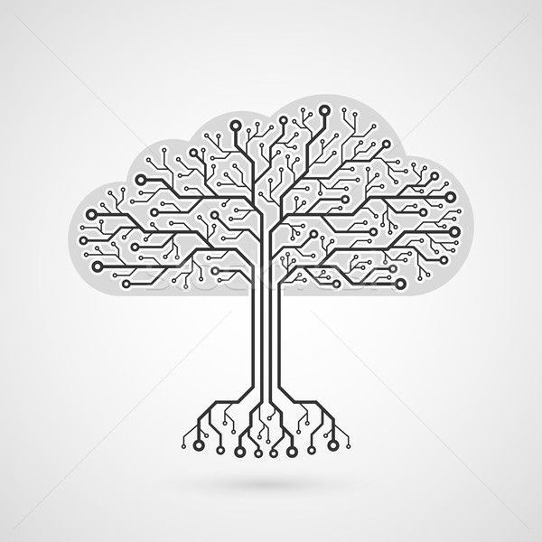 Photos nuage forme internet [[stock_photo]] © shai_halud