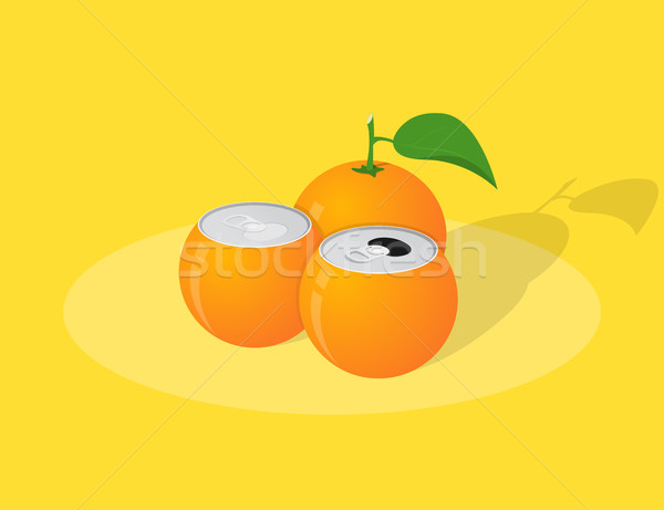 Portakal suyu resim turuncu yaprak sarı gıda Stok fotoğraf © shai_halud