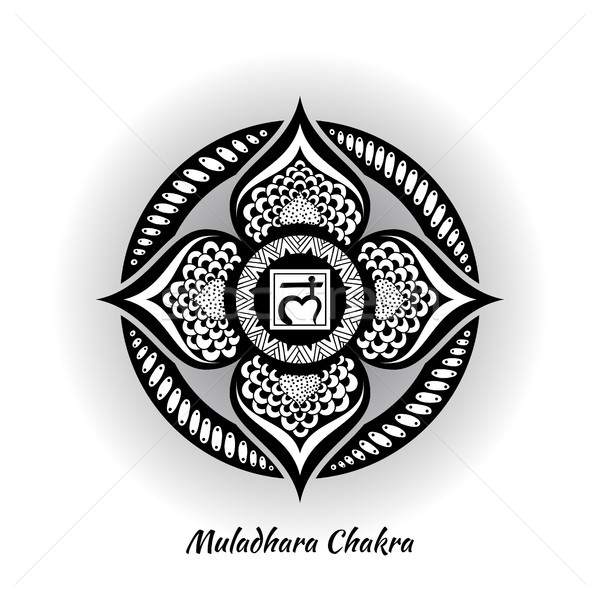 Chakra design simbolo usato induismo buddismo Foto d'archivio © shai_halud