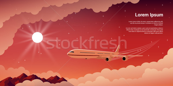 above the clouds Stock photo © shai_halud