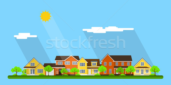 small town street Stock photo © shai_halud