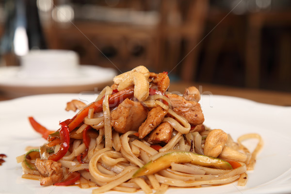 鶏 おいしい 麺 野菜 ディナー 中国語 ストックフォト © shamtor