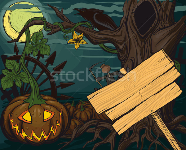 halloween pumpkin jack-o-lanterns Stock photo © sharpner