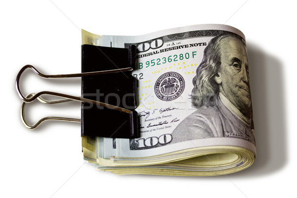 Dolar clothespin büyük dolar büro Stok fotoğraf © sharpner