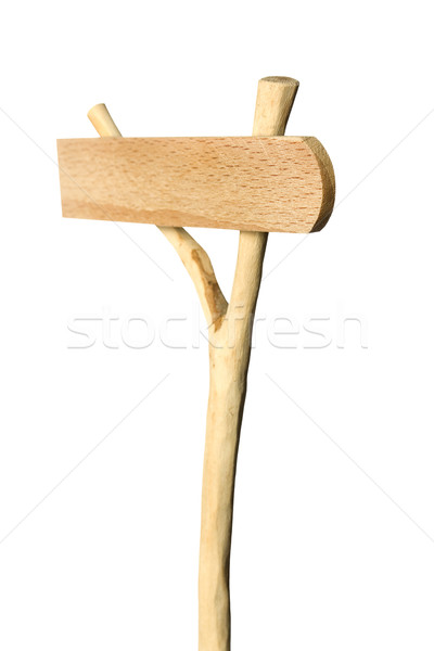 Wooden pointer view from side Stock photo © sharpner