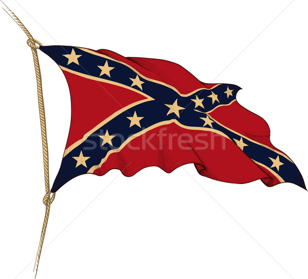 flag of Confederate Stock photo © sharpner