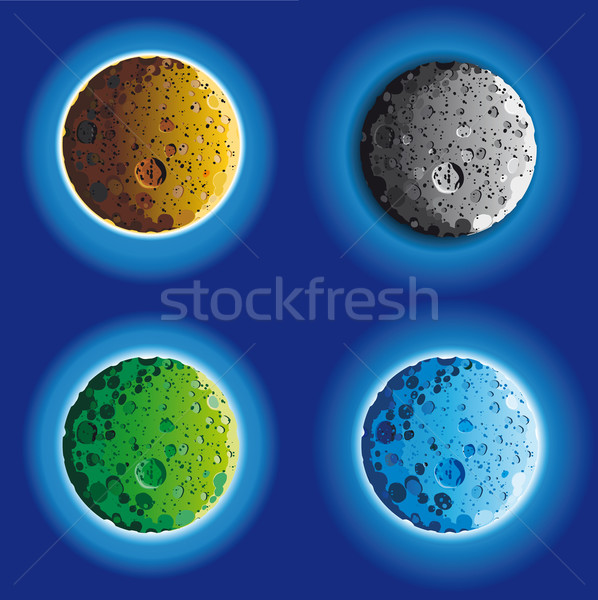 four fool moon surface Stock photo © sharpner